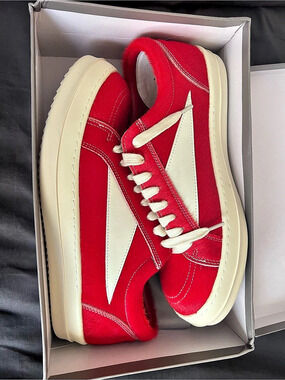 Rick Owens Mountain FW22 Red & Cream EU 43 NWT